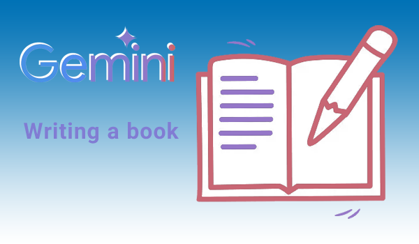 نوشتن کتاب با کمک جمینای