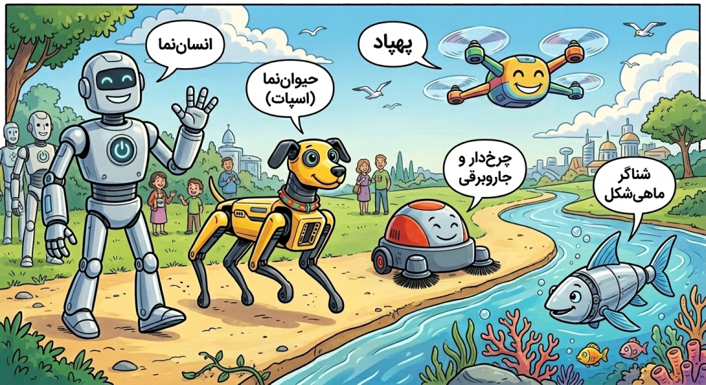 انواع رباتها – از جاروبرقی تا همدرد