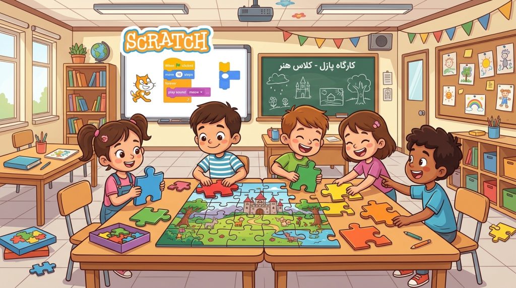 آموزش اسکرچ جونیور برای کودکان پیش دبستانی بدون نیاز به خواندن و نوشتن